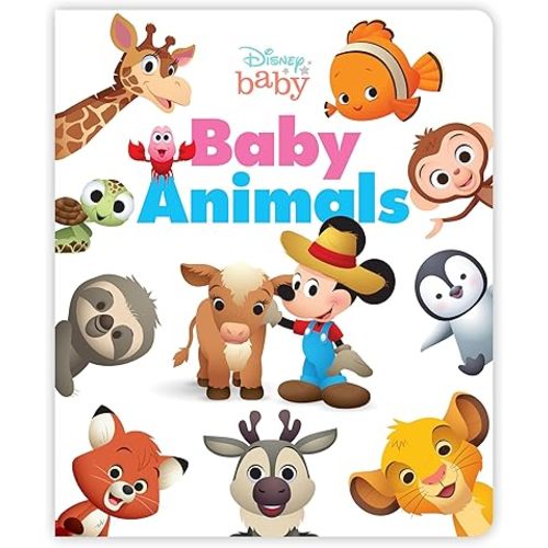 Disney Baby: Baby Animals Board book – Illustrated, February 26, 2019