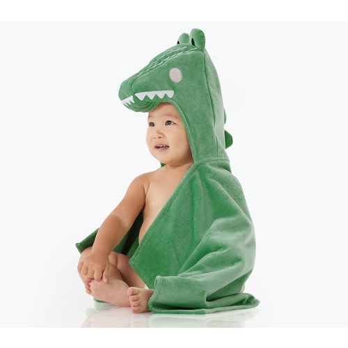 Crocodile Baby Hooded Towel | Pottery Barn Kids