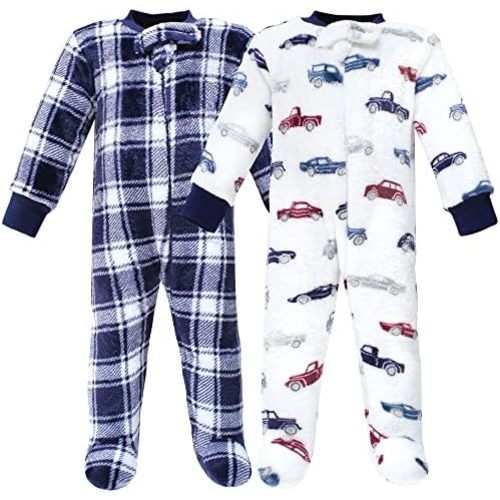 Hudson Baby Baby Girls' Plush Sleep and Play