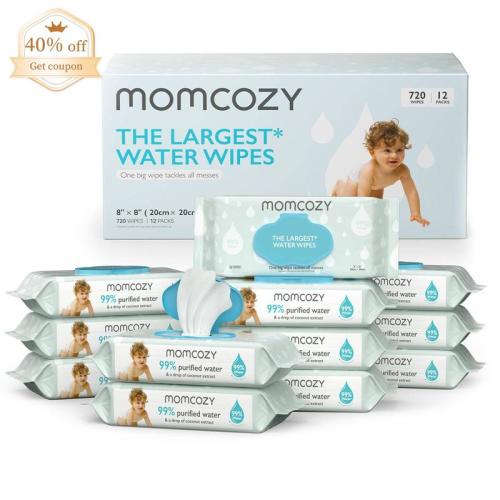 Water Wipes for Baby, Momcozy Water Wipes-Extra Large Size Design, - TikTok Shop