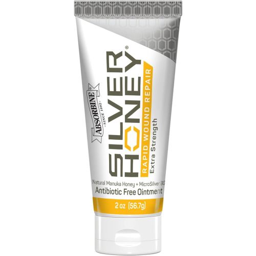 Absorbine Silver Honey - Healthy & pH Balanced Skin Care - Natural Manuka Honey & MicroSilver BG - Soothing Ointment 56.7g