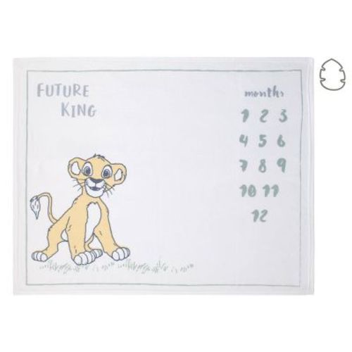 Disney Lion King Simba Super Soft Milestone Baby Blanket