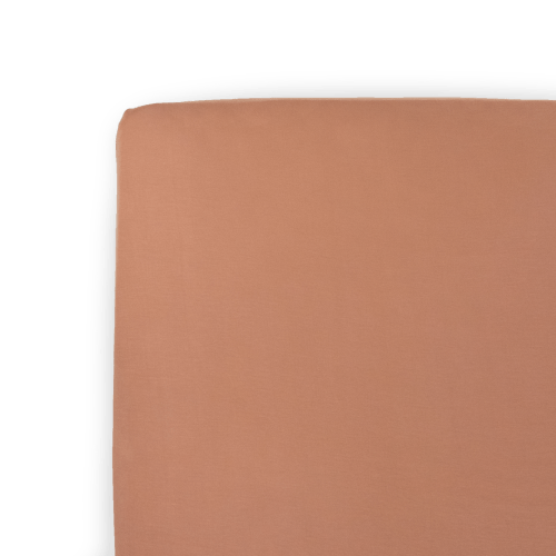 Stretch Knit Crib Sheet - Terracotta