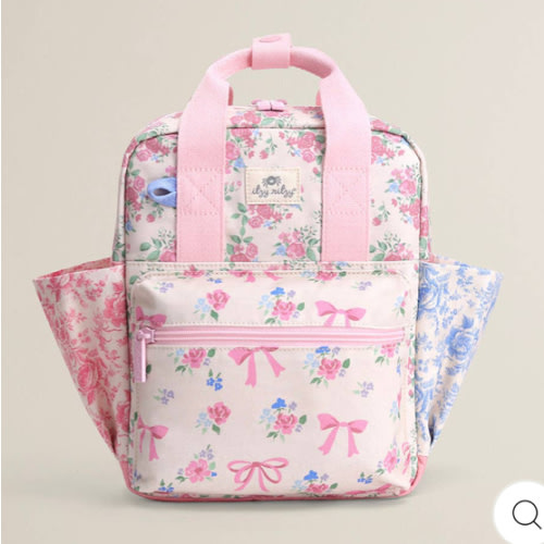 Toddler bag, Itzy Bitzy Backpack: Ribbons + Roses