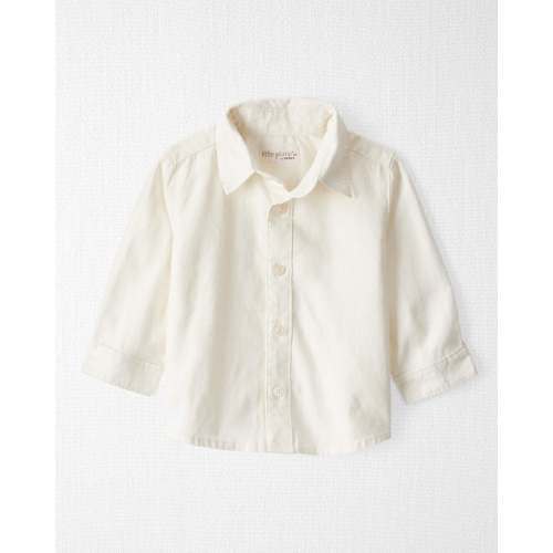 Baby Linen Button-Front Shirt - Little Planet | Carter's