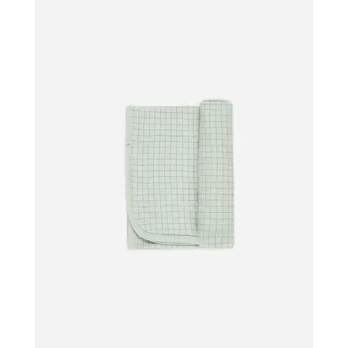 Bamboo Swaddle || Sage Grid – Quincy Mae