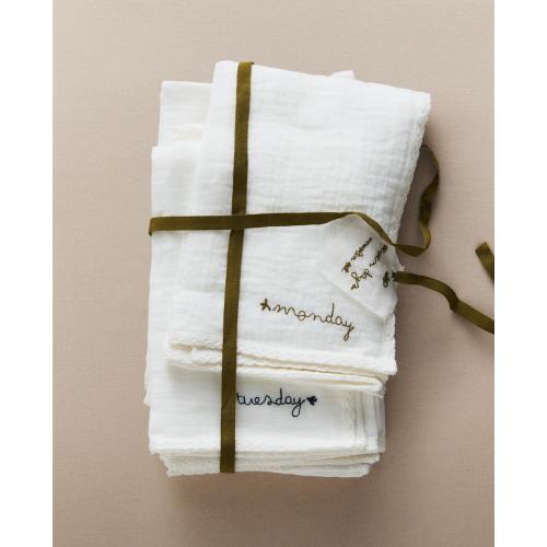 BABY MUSLIN CLOTHS (PACK OF 7)