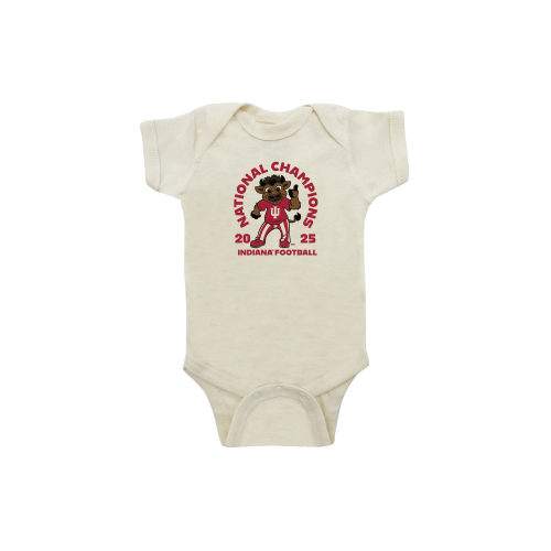 IU National Champions Baby Bison Onesie | Where I'm From Apparel