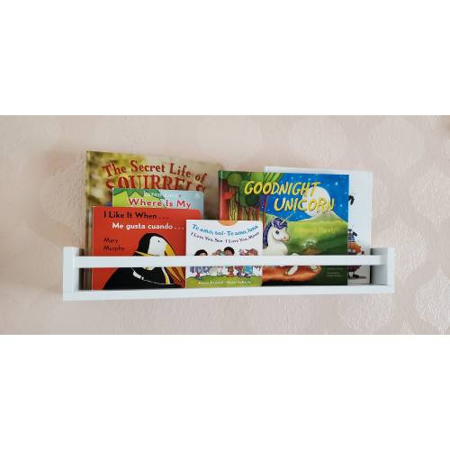 Children's Bookshelf/24" Wall Shelf/ Floating Shelf/INSTALLATION INSTRUCTIONS INCLUDED