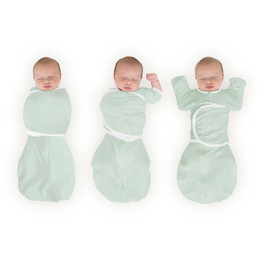 Organic Omni Swaddle Sack with Wrap - Arms Up Sleeves & Mitten Cuffs, – SwaddleDesigns