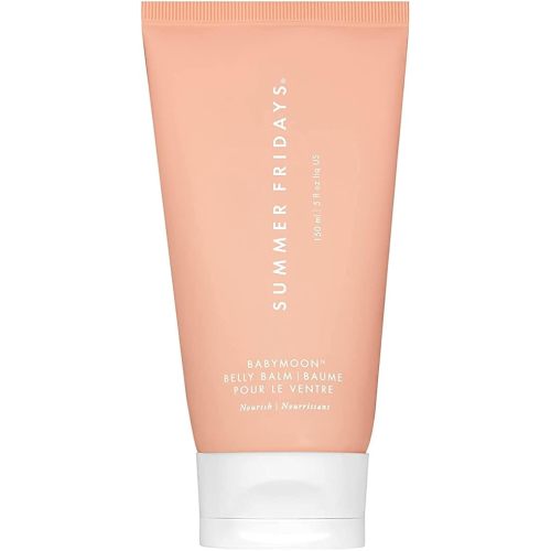 Summer Fridays Babymoon Belly Balm - Nourishing Body Balm with Vitamin E to Help Reduce the Appearance of Stretch Marks & Dry Skin (5 Fl Oz)