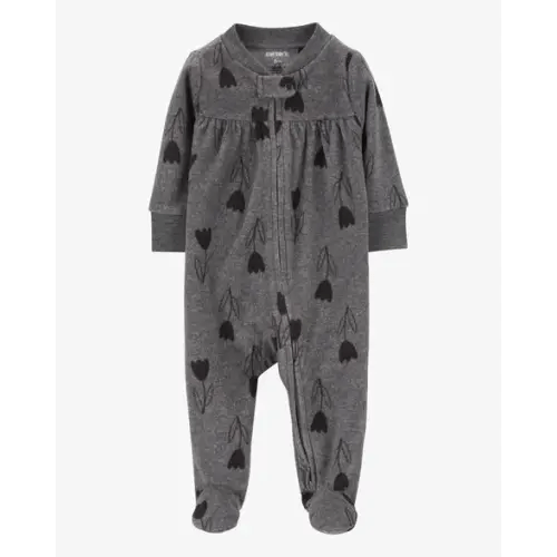 Baby Heart 2-Way Zip Fleece Footie Sleep & Play Pajamas - Carter's | Carter's
