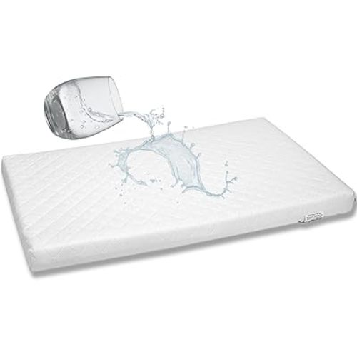 Bassinet Cradle Mattress Pad (Rectangle, 17X33) for Newborn Comfort Breathable Easy Clean Hypoallergenic Waterproof Made in USA