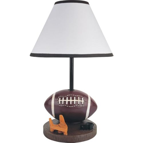 SH Lighting 31604ft Poly Resin Football Table/Desk Lamp, 15.75" H