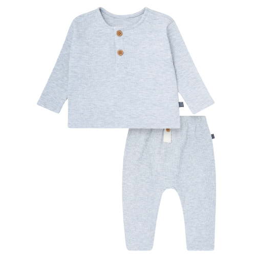 Modern Moments by Gerber Baby Boy Hacci Brushed Hacci Outfit Set, Sizes 0/3 Months - 24 Months