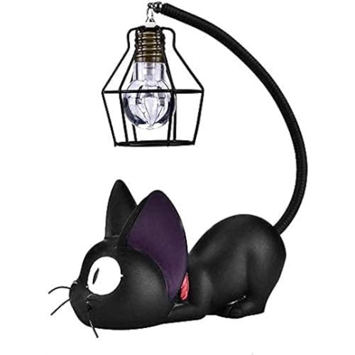 Resin Cat Lamp, Kiki's Lamp, Kikis Delivery Night Light for Children Gift Home Decor-AM Plug (Classic)