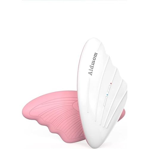 2-in-1 Lactation Massager, 2 Pack, Adjustable Heat & Vibration, Soft Breast Massager Breastfeeding Essentials, Improved Milk Flow, Nursing, Clogged Ducts, Engorgement(Pink)