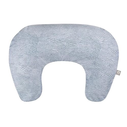 Boppy Nursing Pillow – Blue Speckled Current – Larger, Firmer, More Supportive Pillow for Breastfeeding & Bottle Feeding – Firmer Fill, Higher Lift, Larger Area Than Original Nursing Pillow