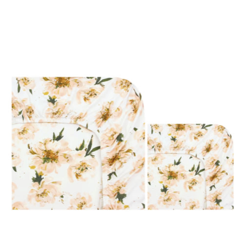 Crib Sheet + Changing Pad Cover Pack - Willa – Lou Lou & Company