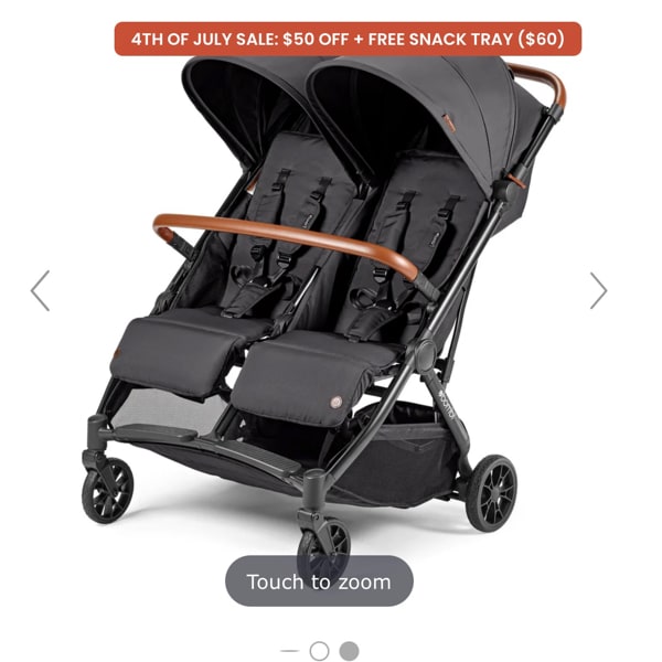Bēbee Twin: Best Folding Double Stroller | Bombi Gear