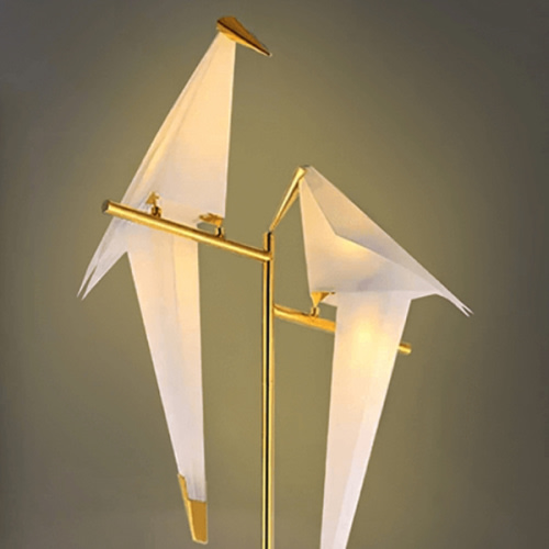 Origami Bird Lamp - TwinklingTree