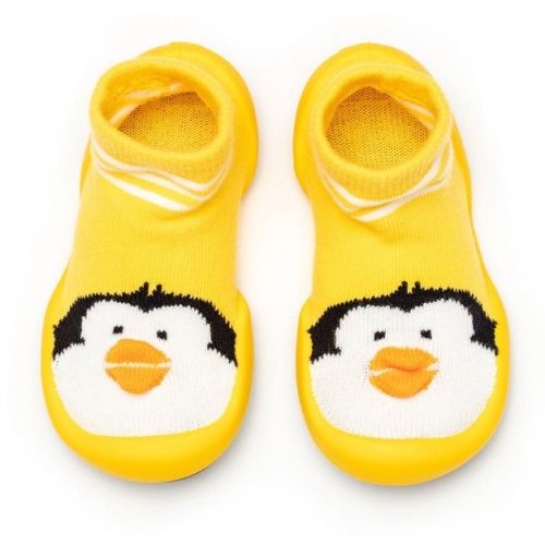 Komuello Baby Shoes - Penguin Yellow Size 6-12m