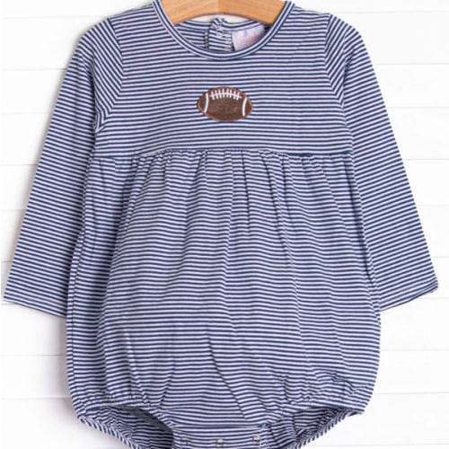Friday Night Lights Embroidered Bubble, Navy – Stitchy Fish