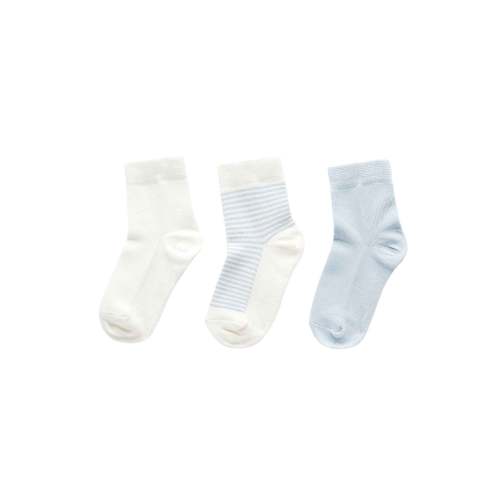 3 Sock Pack - Pale Blue Pack - Purebaby
