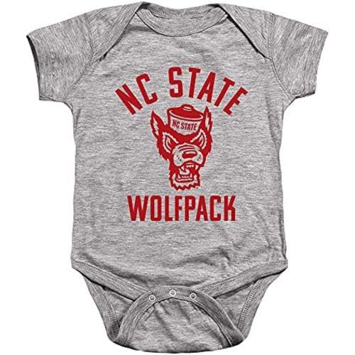 Official One Color Ncsu Wolfpack Logo Unisex Infant Snap Suit for Baby