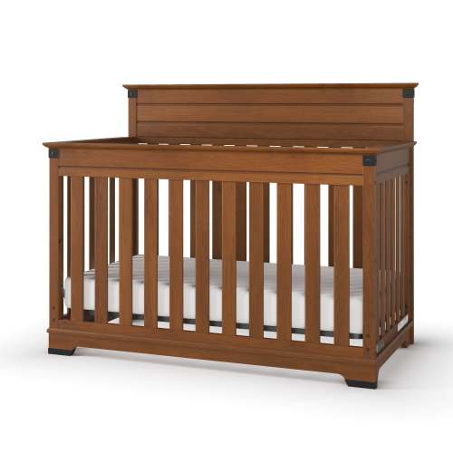Redmond 4 in 1 Crib, Coach Cherry | Convertible Cribs | Child Craft