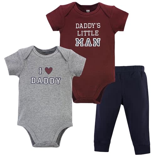 Hudson Baby Unisex Cotton Bodysuit and Pant Set