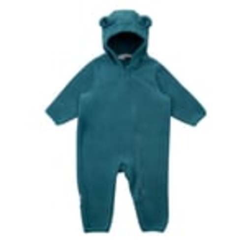 Baby Fleece Bunting Suit | Blue Spruce Size S