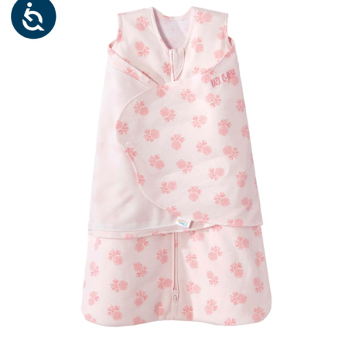 Rose Toss Blush Cotton Swaddle | HALO