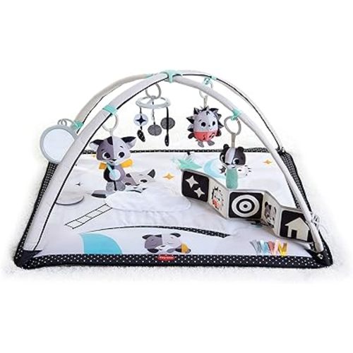 Tiny Love Black & White Gymini Infant Activity Play Mat With-Book, Magical Tales, Deluxe