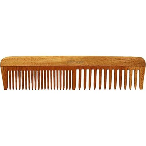 ABPStyle, 7.5in Neem Wood Styling Comb. Anti-Static, Damage Free, Promotes Hair Growth, Environmentally Friendly