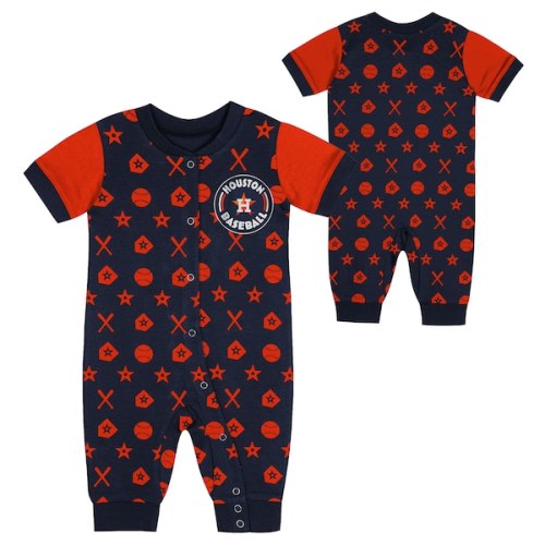 Newborn Houston Astros Navy Hard 90 Coveralls
