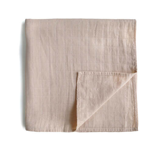 Organic Cotton Mushie Baby Muslin Swaddle Blanket