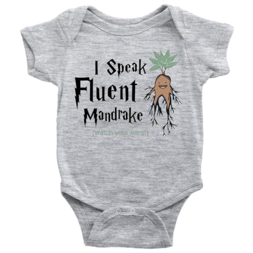 GKrepps I Speak Fluent Mandrake Watch Your Ears! Baby Clothes Newborn Organic Bodysuits Romper