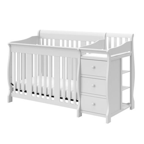 Storkcraft Portofino 5-in-1 Convertible Crib and Changer