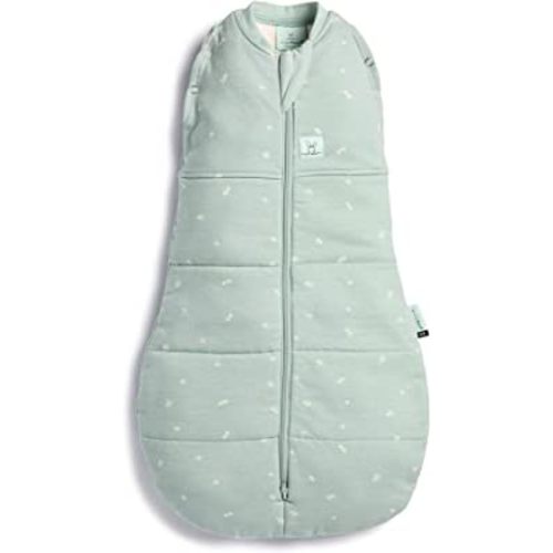 ergoPouch Cocoon Swaddle Sack 0.2 TOG - Baby Sleep Sack, Gentle Snug Fit Helps Calm Startle Reflex, Ideal for Arms In/Out Sleeping, Soft Breathable Fabric for Better Sleep (0 Months, Sage)