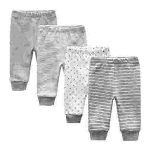 Zavbaby Unisex 4 Pieces Newborn Pants Sets Soft Cotton Infants Bottoms 0-12M