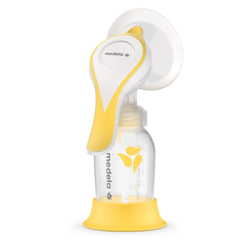Medela Manual breast pump with Flex Shields Harmony Single Hand for More Comfort and Expressing More Milk