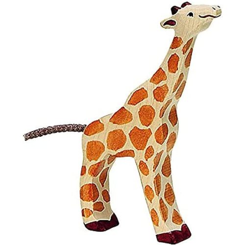 Holztiger Giraffe Klein Eating Toy Figure