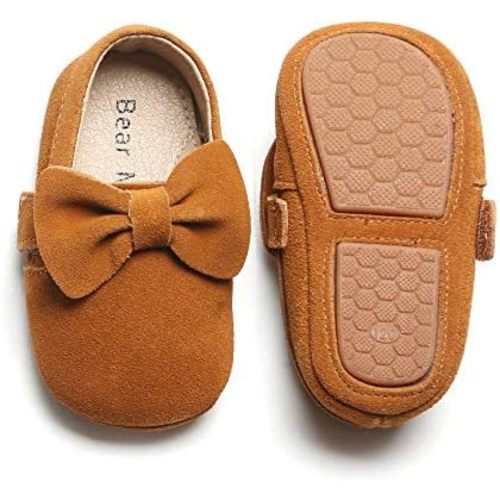 Felix & Flora Soft Sole Baby Shoes - Infant Baby Walking Shoes Moccasinss Rubber Sole Crib Shoes