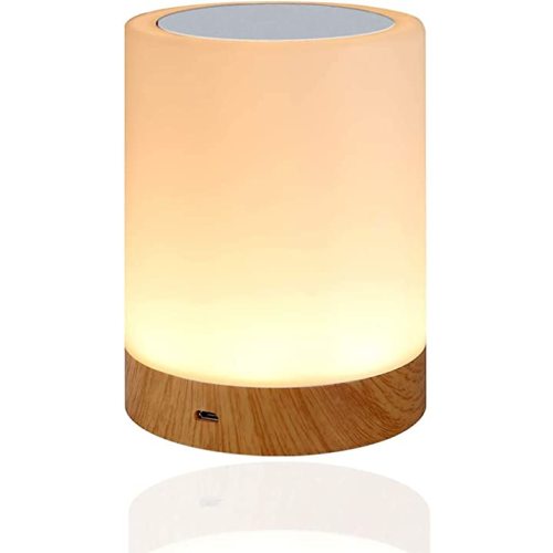 Homcasito Touch Lamp Night Light for Kids LED Nursery Bedside Lamp Table Lamp Rechargeable Dimmable Gift for Kids Baby Bedroom