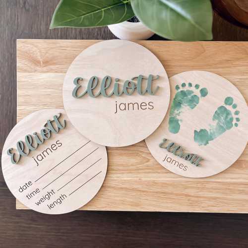 Birth Announcement Sign, Baby Announcement Sign, Personalized Baby Announcement, Birth Sign Bundle, Birth Stats Sign, Custom Baby Sign