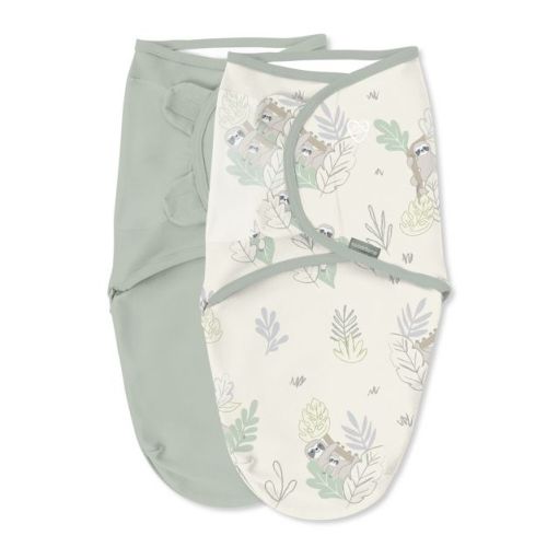 Swaddleme By Ingenuity Original Swaddle - Peekaboo Sloth - 0-3 Months - 2pk