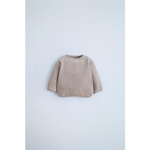 SOFT TOUCH TOP - Light beige | ZARA United States