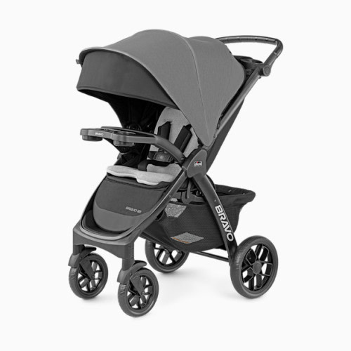 Chicco Bravo LE ClearTex Quick-Fold Stroller - Pewter