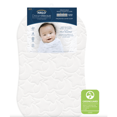 DreamWeave Breathable BassiNest Mattress Pad | HALO